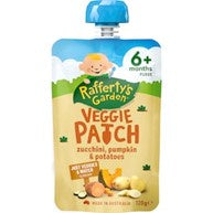 Rafferty's Garden Veggie Patch Zucchini Pumpkin & Potatoes 6+ Months 120g