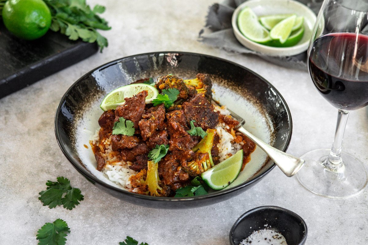 Red Curry Coconut Braised Beef with Rice Meal Kit