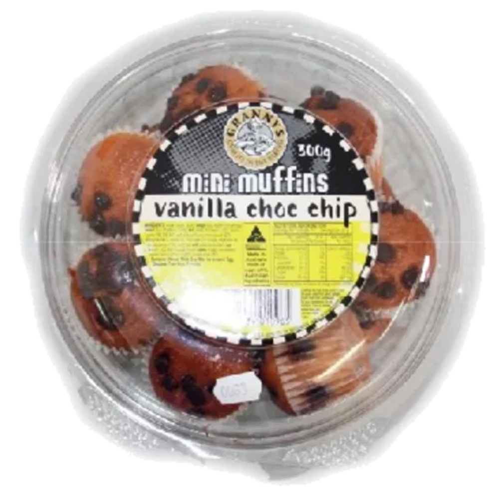 Granny's Mini Choc Chip Muffins