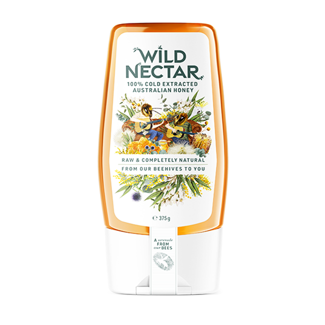 Wild Nectar Australian Honey Squeeze 375g