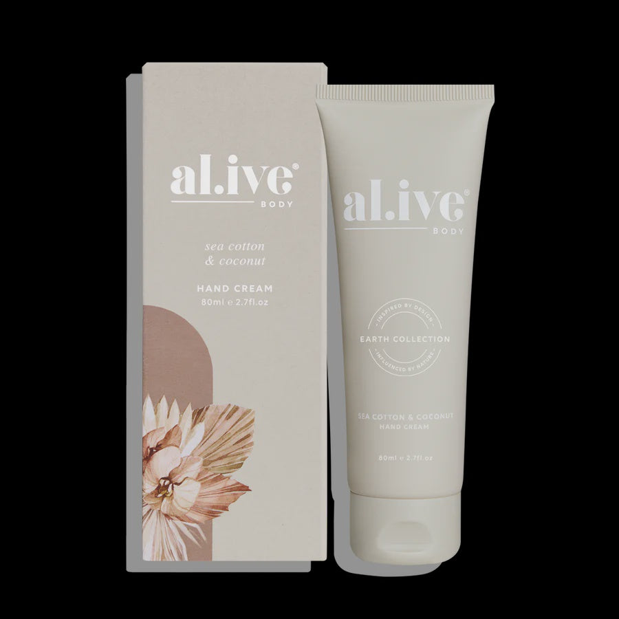 Al.ive Body Hand Cream - Sea Cotton & Coconut 80ml