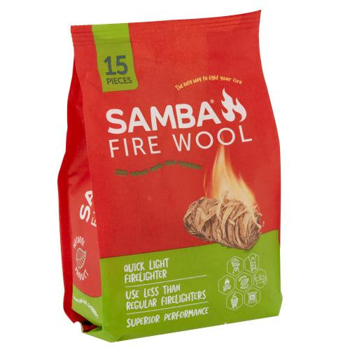 Samba Fire Wool 15pk