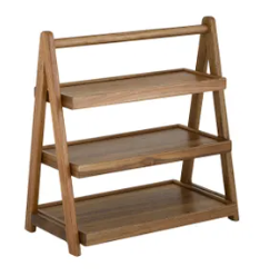 Gusto Wood 3 Tier Shelf