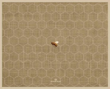 Manor Road Paper Placemat Linen Honeycomb 30 sheets