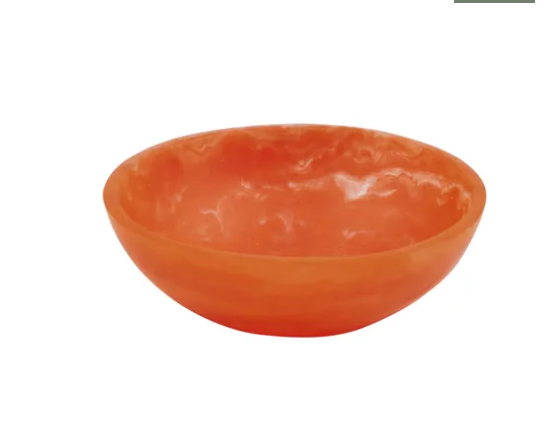 Kip Resin Small Bowl  Tomato