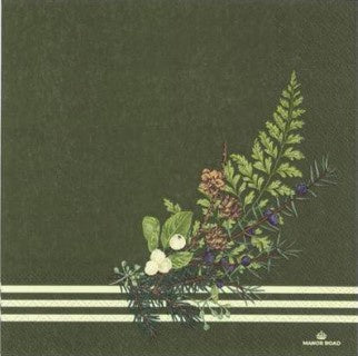 Manor Road Luncheon Napkin Forest Forage 20pk