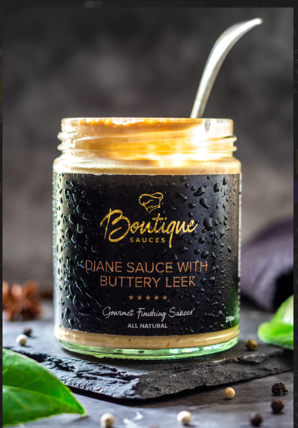 Boutique Sauces Diane Sauce with Buttery Leek 270ml