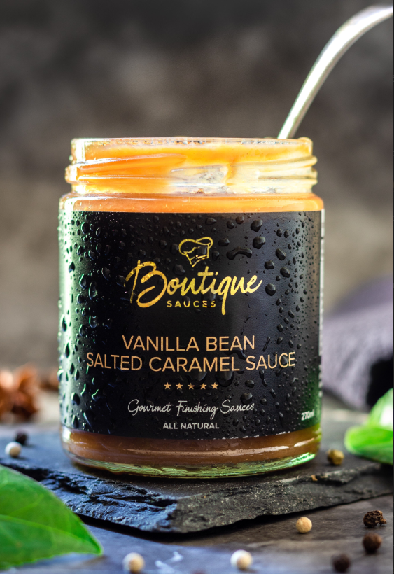 Boutique Sauces Vanilla Salted Caramel Sauce 270ml