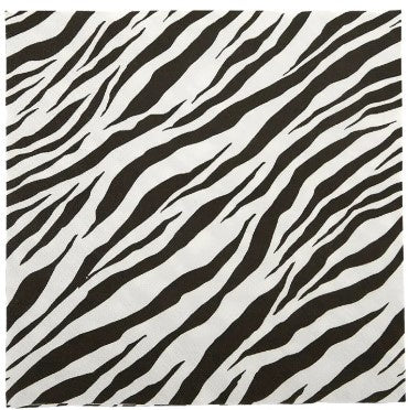 Assemble Zebra Print Luncheon Napkin 20pk