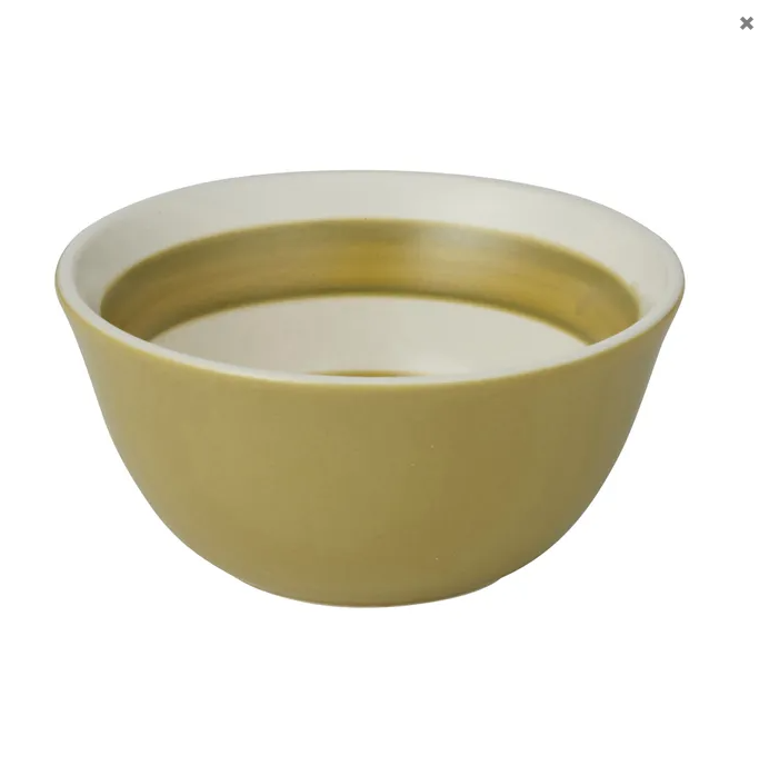 Calypso Ceramic Bowl 9x4cm Olive