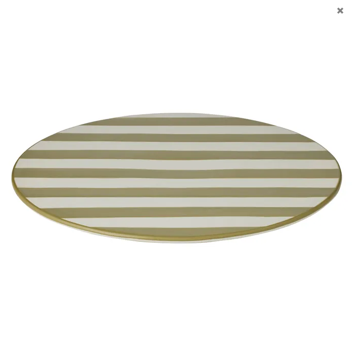 Calypso Ceramic Cheese Board 34cm Olive