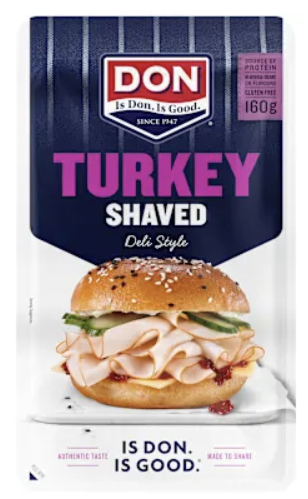 Don Turkey Shaved 160g