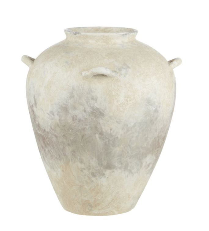 Inga Ceramic Vase Aged White