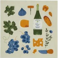 Assemble Wine & Cheese Luncheon Napkin 20pk