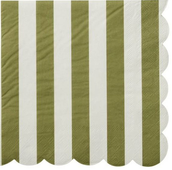 Assemble Carnival Olive Luncheon Napkin 20pk