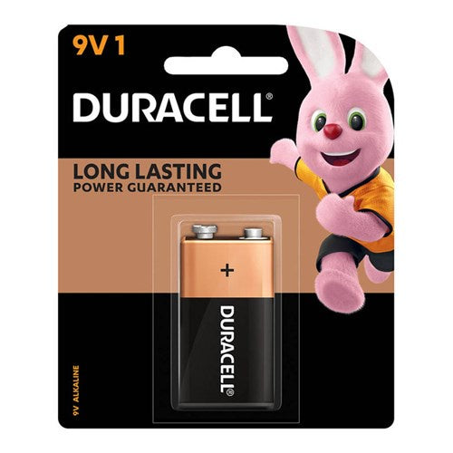 Duracell Alkaline Coppertop Battery 9V