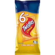 Twisties Cheese Corn Chips 6pk