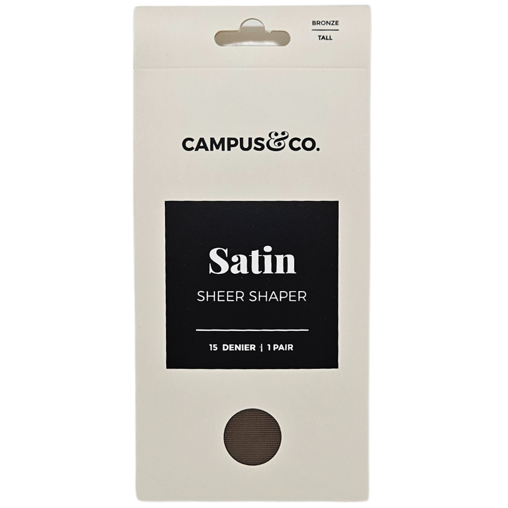 Campus&Co. Satin Sheer Shaper Bronze Tall 1pk