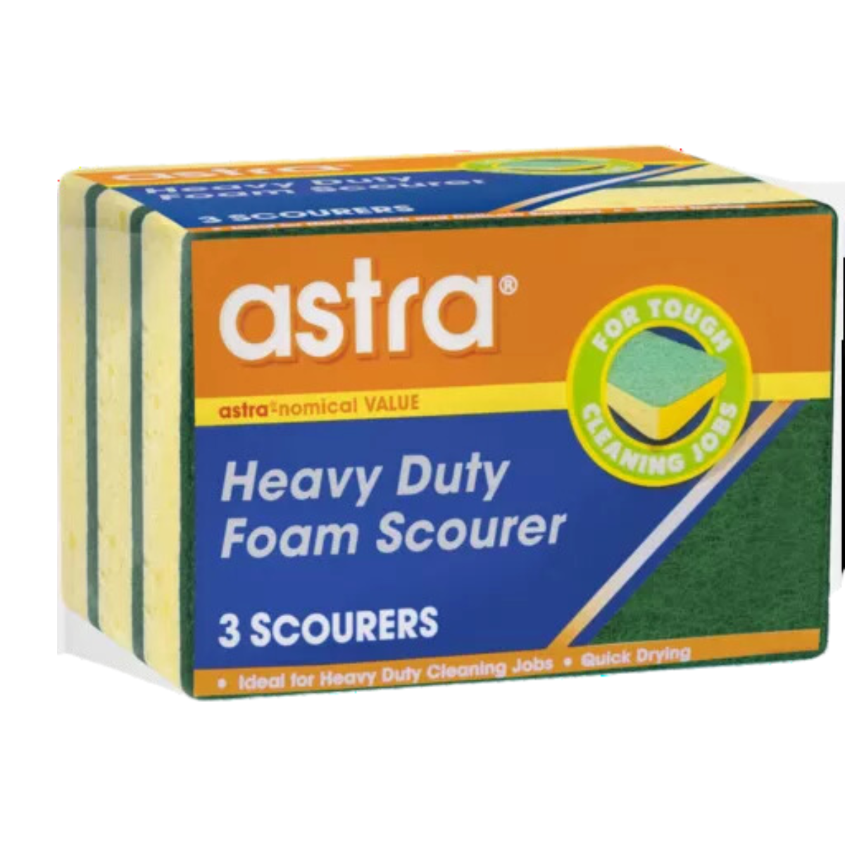 Astra Scourer Scrub Heavy Duty 3pk