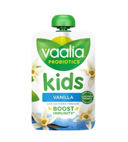 Vaalia Probiotics Kids Vanilla Pouch 140g