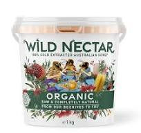 Wild Nectar Organic Australian Honey Pail 1kg