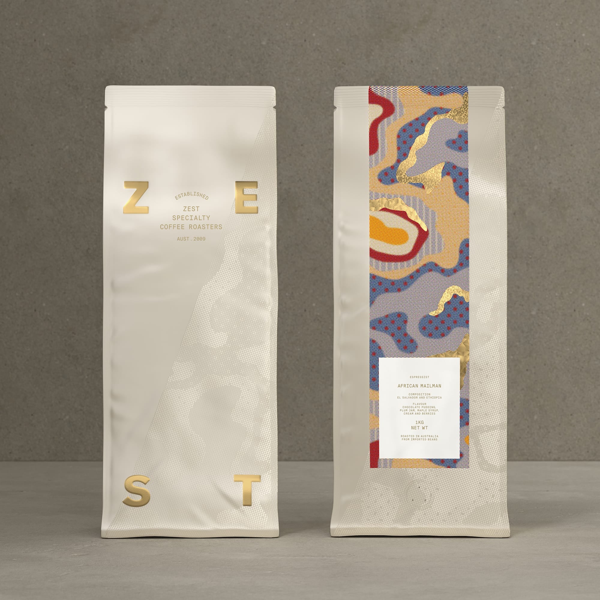 Zest Specialty Coffee Beans African Mailman 250g