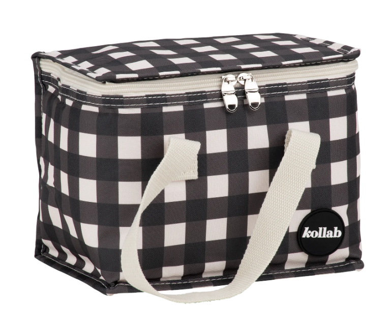 Kollab Lunch Box Black Check