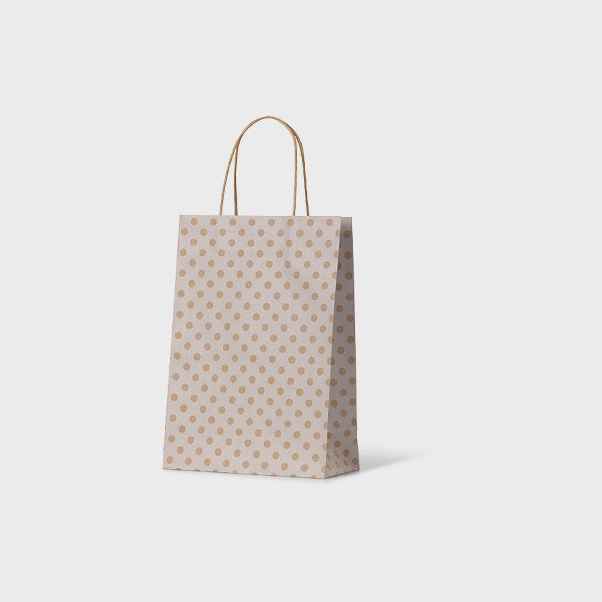 White Spot Kraft Paper Bag Medium