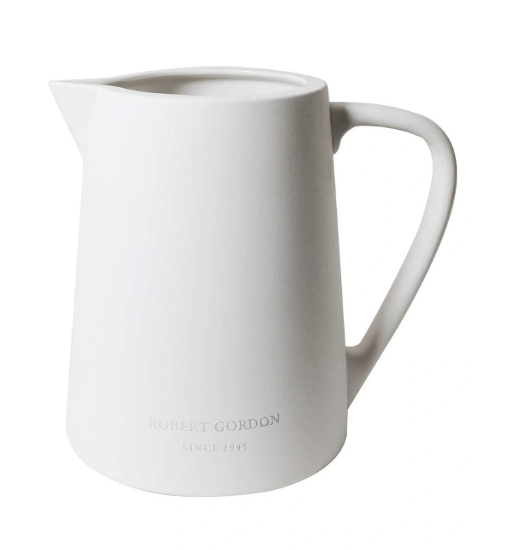 Robert Gordon Etched Jug White