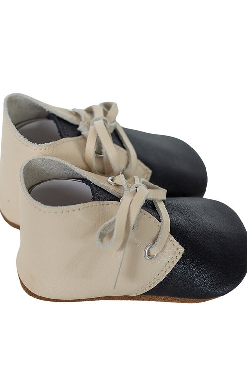 Pepin Leather Baby Lace Ups 0-6m