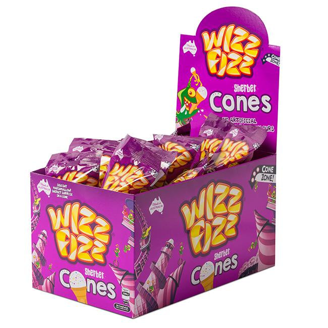 Wizz Fizz Sherbet Cones 13g