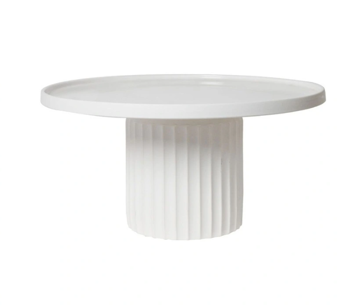 Robert Gordon Lume Cake Stand White