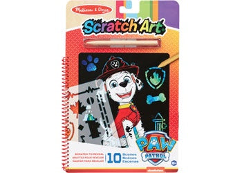 Paw Patrol - Scratch Art - Marshall