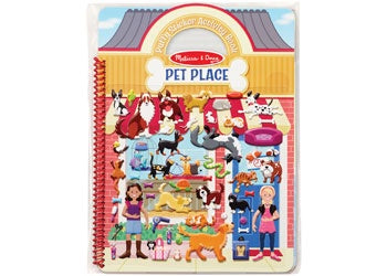 Reusable Puffy Sticker Activity Book - Pet Place