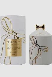 MOSS ST. Large Ceramic Candle 360g - Lemon Myrtle & Pine (Xmas 2024)