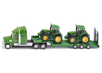 Siku - John Deere Low Loader w John Deeres 1:87