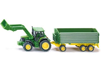 Siku - John Deere & Front Loader Trailer 1:87