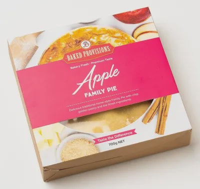 Baked Provisions Family Pie Apple 700g