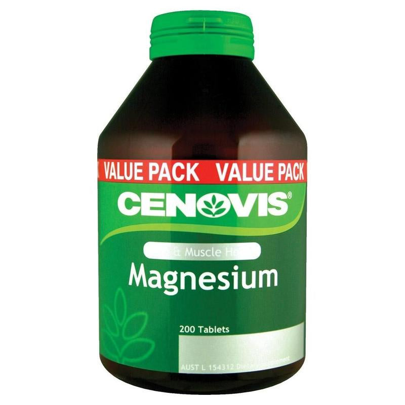 Cenovis Magnesium Tablets 200ct