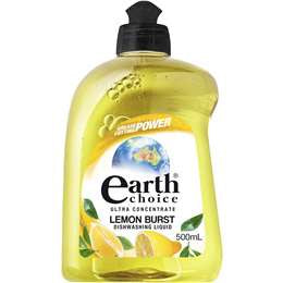 Earth Choice Dishwash Liquid Lemon Burst 500ml