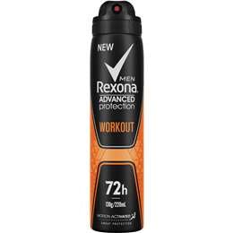 Rexona Men's Advanced Protection Workout Deodorant 220 ml