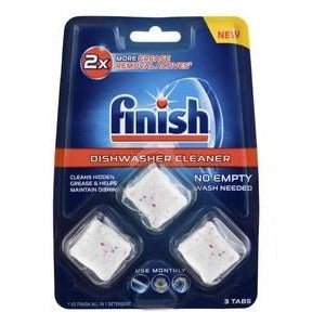 Finish Dishwasher Cleaner Tablets 3ct
