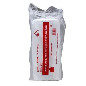 Garbage Bag White Perforated Roll 36L x 50 bags