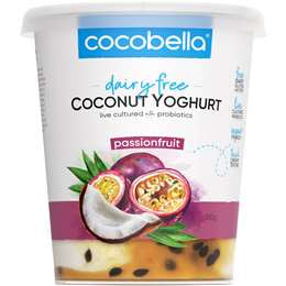 Cocobella Passionfruit Coconut Yoghurt Dairy Free 500g