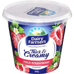 Dairy Farmers Thick & Creamy Strawberry 600g