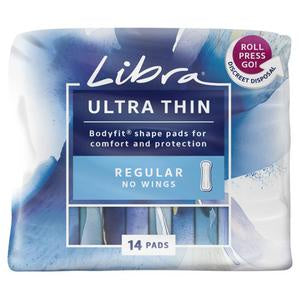 Libra Ultra Thin Regular No Wing 14pk