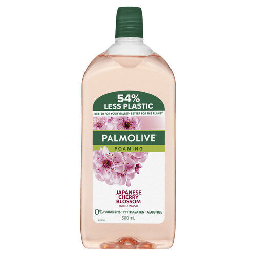 Palmolive Foaming Hand Wash Pump Refill Japanese & Cherry Blossom 500ml