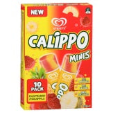 Calippo Mini Water Ice Raspberry Pineapple 6pk