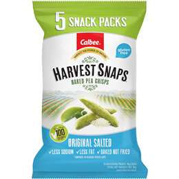 Calbee Harvest Snaps Original Salted Individual Serves 5pk