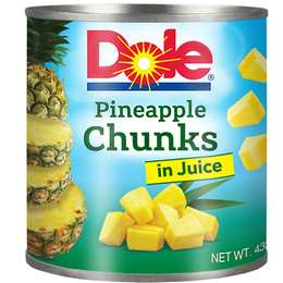 Dole Pineapple Chunks In Juice 432g
